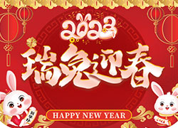 金虎辭舊，玉兔迎新！廣東赫柏皙祝你揚眉兔氣！