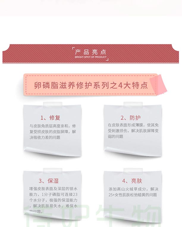 卵磷脂滋養修護系列（護膚套裝）